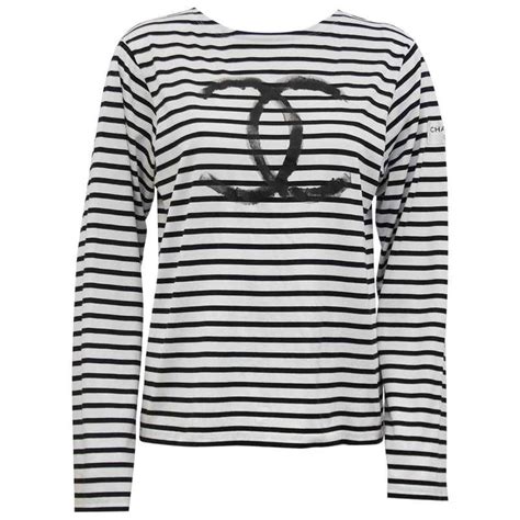 chanel striped t shirt buy